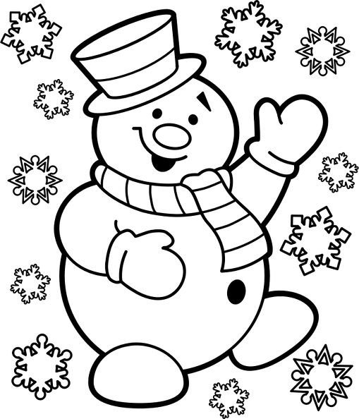 frosty-the-snowman-lineart