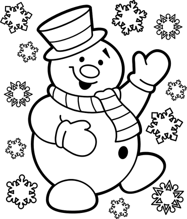 frosty-the-snowman-lineart