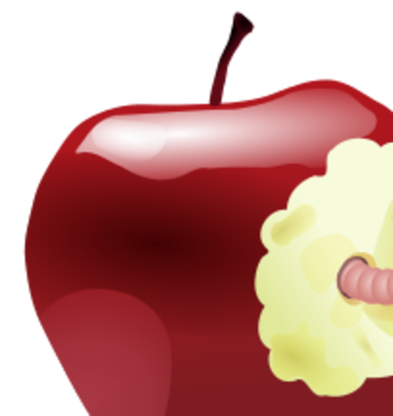 apple with worm-01
