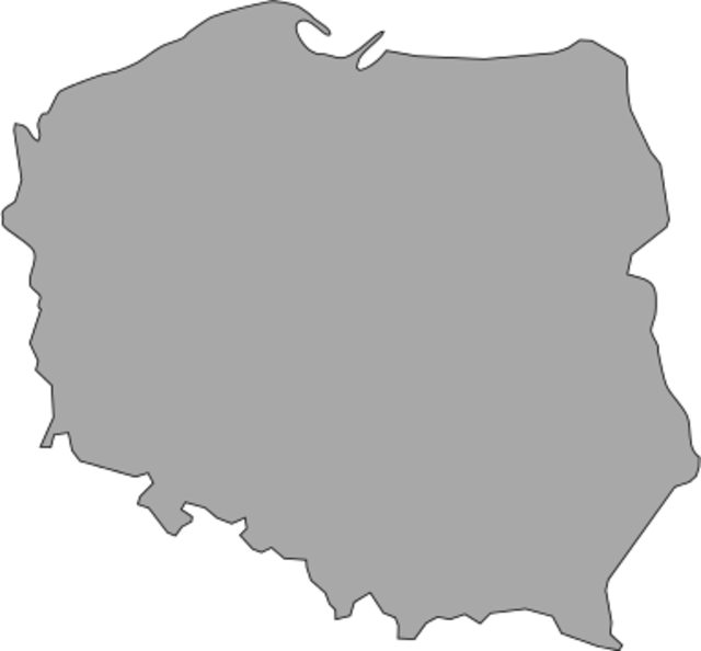 map of poland guziec 