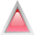 led triangular 1 red