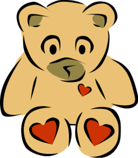 stylized teddy bear wit 02