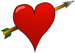 normal valentine heart arrow 2