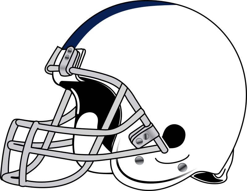 white-football-helmet