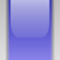 led rectangular v blue