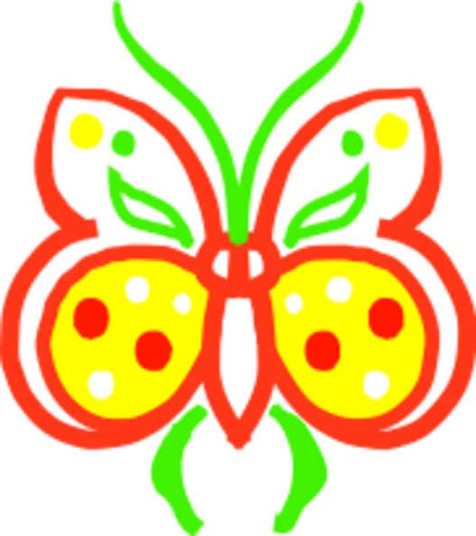 draw butterfly