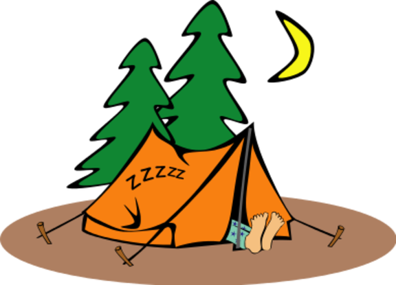 camper sleeping ganson